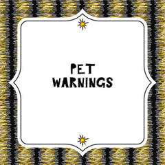 Collection image for: Pet Warnings