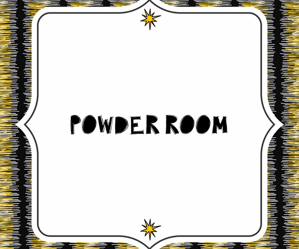 Powder Room – Stellar and Stark Decals