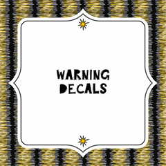 Collection image for: Warning Decals