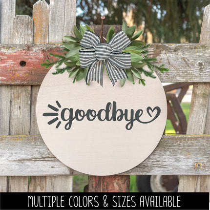 Goodbye Heart Sunrays Vinyl Decal/Sticker