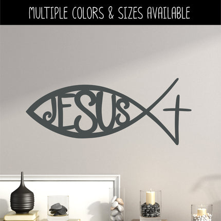 Jesus Fish Vinyl Decal/Sticker