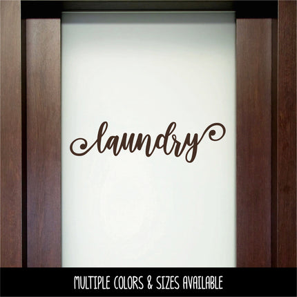 Laundry Swirl Vinyl Decal/Sticker