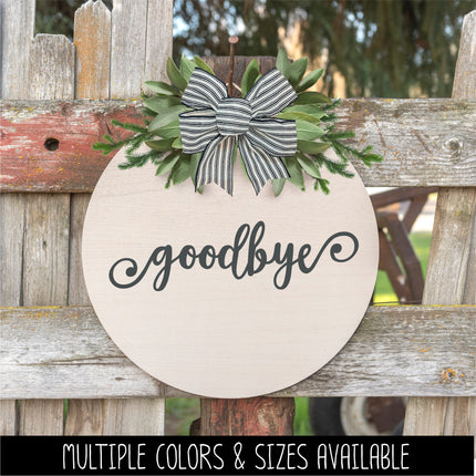 Goodbye Swirl Vinyl Decal/Sticker