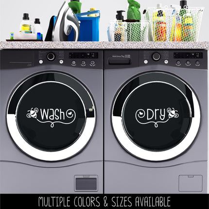 Wash & Dry Bumblebee Vinyl Decal/Sticker Set