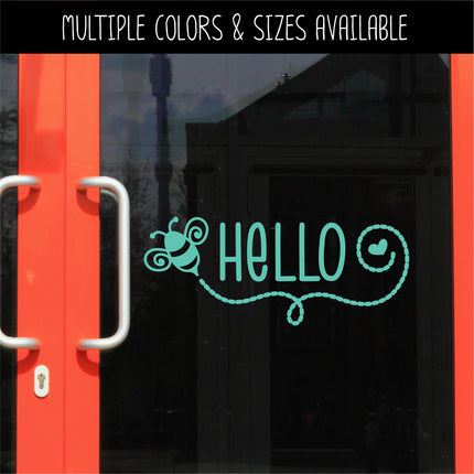 Hello Bumblebee Vinyl Decal/Sticker