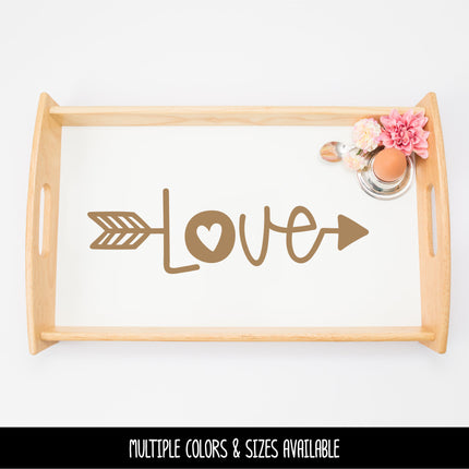 Love Arrow Heart Vinyl Decal/Sticker