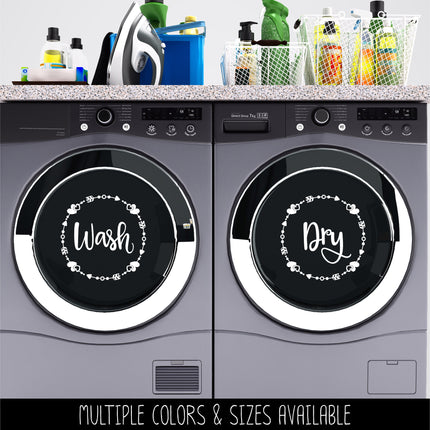 Arrows and Hearts Wash Dry Wreath Vinyl Decal/Sticker Set