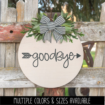 Goodbye Arrow Vinyl Decal/Sticker