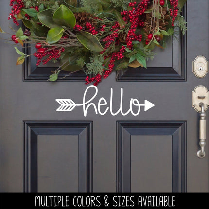 Hello Arrow Vinyl Decal/Sticker