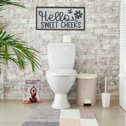 Hello Sweet Cheeks Bee Flower Vinyl Decal/Sticker
