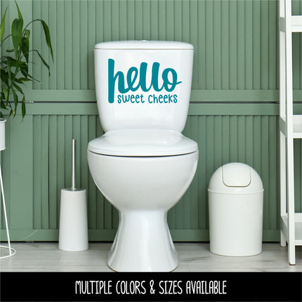 Cute Hello Sweet Cheeks Vinyl Decal/Sticker