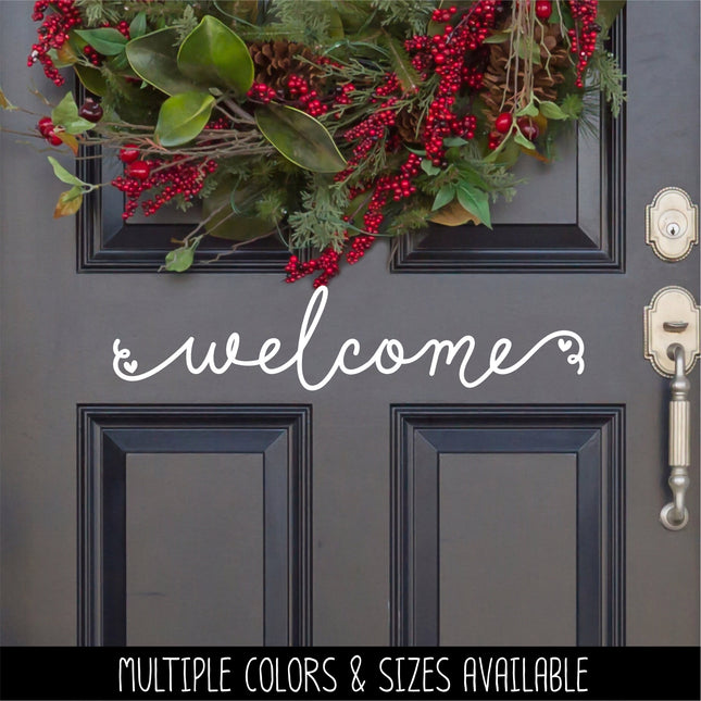 Welcome Vinyl Decal/Sticker