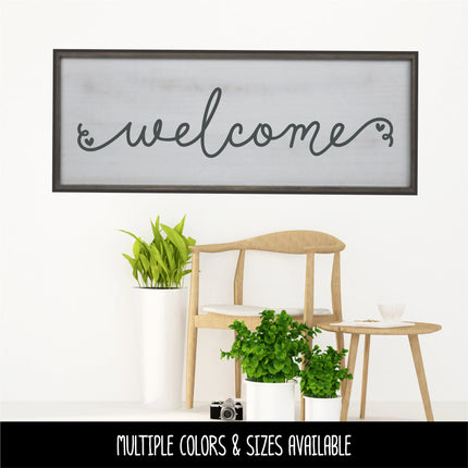 Welcome Vinyl Decal/Sticker