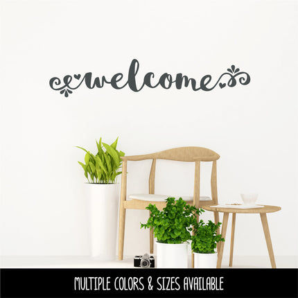 Welcome Vinyl Decal/Sticker