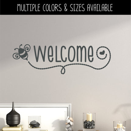 Welcome Bumblebee Vinyl Decal/Sticker