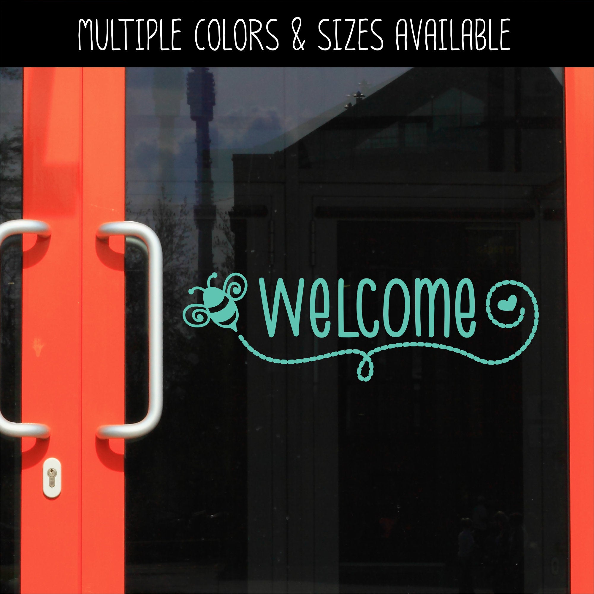 Welcome Sticker Welcome Bumblebee Vinyl Decal/Sticker – Stellar and Stark Decals