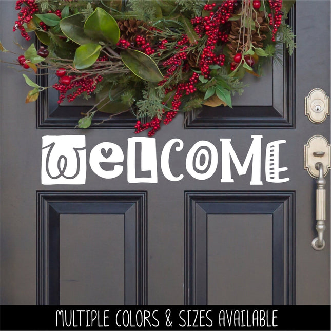 Unique Welcome Vinyl Decal/Sticker