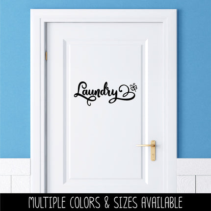 Laundry Dragonflies Vinyl Decal/Sticker
