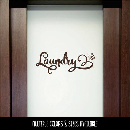 Laundry Dragonflies Vinyl Decal/Sticker