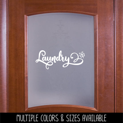 Laundry Dragonflies Vinyl Decal/Sticker