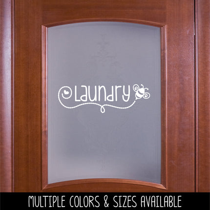 Laundry Bumblebee Vinyl Decal/Sticker