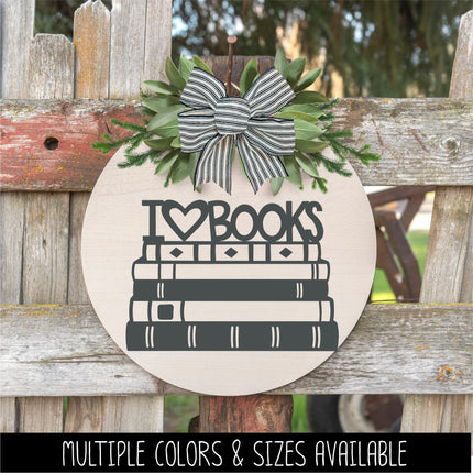 I Love Books Vinyl Decal/Sticker