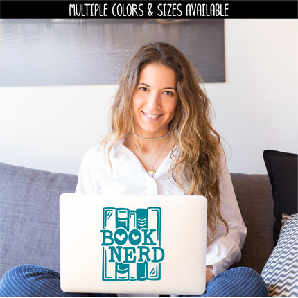 Book Nerd Vinyl Decal/Sticker