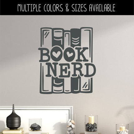 Book Nerd Vinyl Decal/Sticker