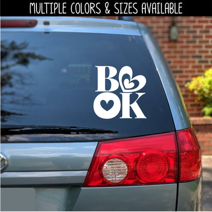 Book Vinyl Decal/Sticker
