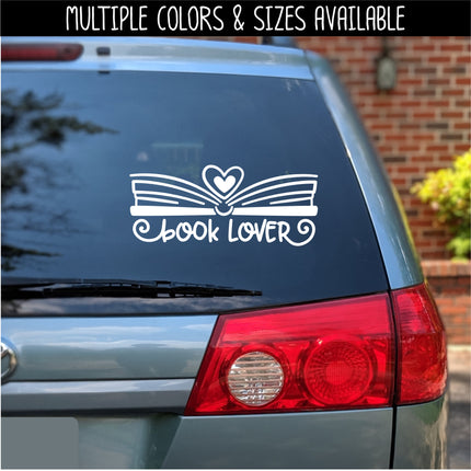 Book Lover Vinyl Decal/Sticker