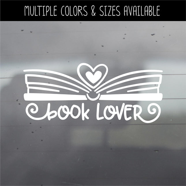 Book Lover Vinyl Decal/Sticker