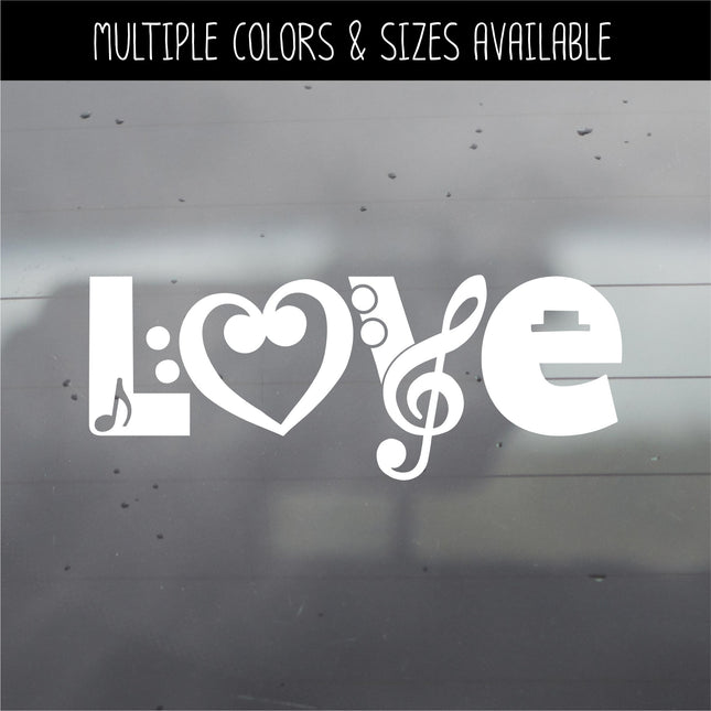 Music Love Vinyl Decal/Sticker