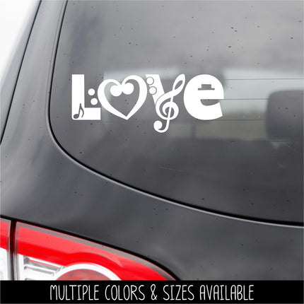 Music Love Vinyl Decal/Sticker