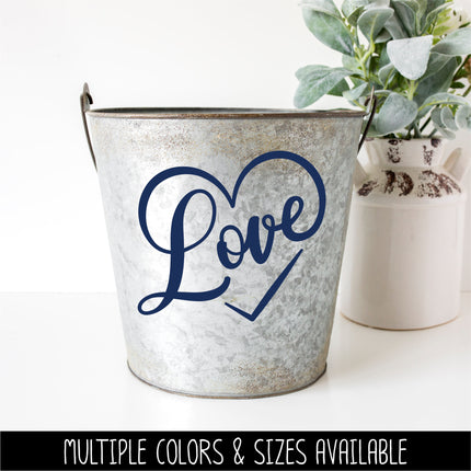 Love Heart Vinyl Decal/Sticker