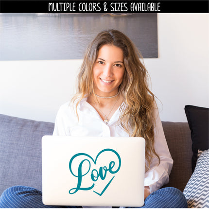 Love Heart Vinyl Decal/Sticker