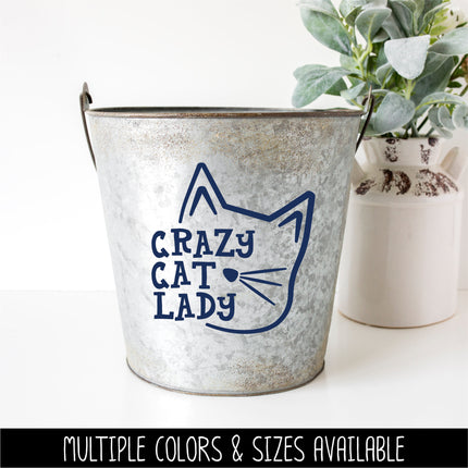 Crazy Cat Lady Vinyl Decal/Sticker