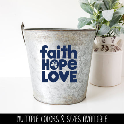 Faith Hope Love Vinyl Decal/Sticker