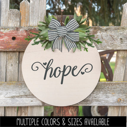 Hope Cursive Heart Vinyl Decal/Sticker