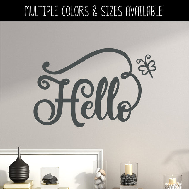Hello Dragonfly Vinyl Decal/Sticker