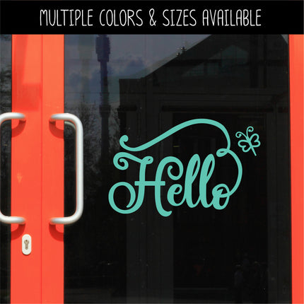 Hello Dragonfly Vinyl Decal/Sticker