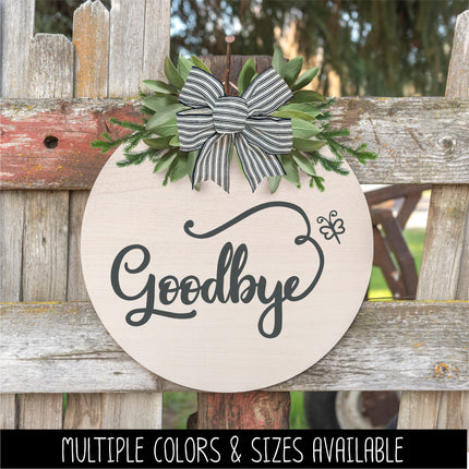Goodbye Dragonfly Heart Vinyl Decal/Sticker