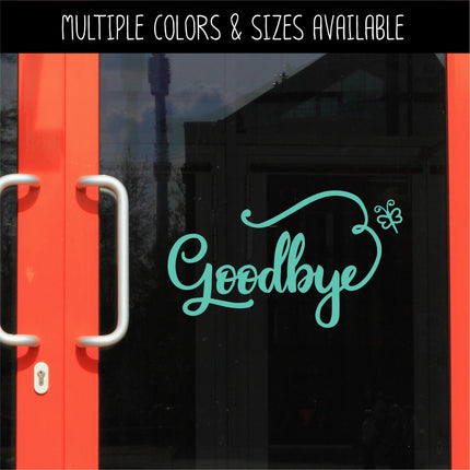 Goodbye Dragonfly Heart Vinyl Decal/Sticker