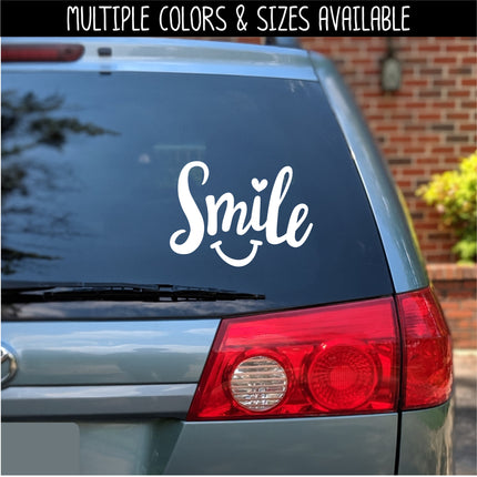 Smile Vinyl Decal/Sticker