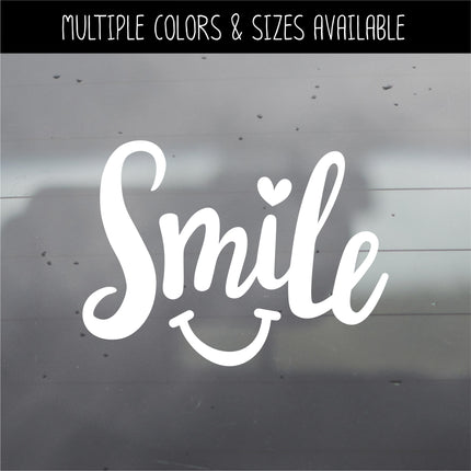 Smile Vinyl Decal/Sticker