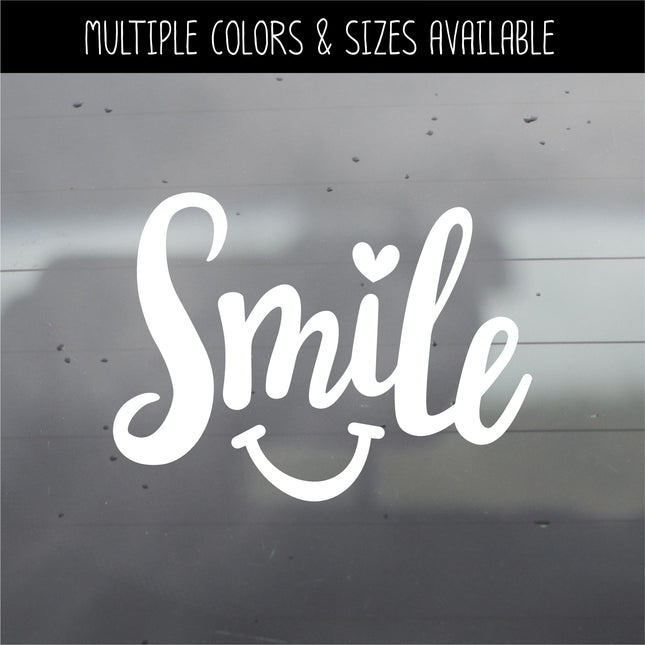 Smile Vinyl Decal/Sticker