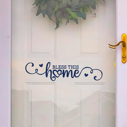 Bless This Home Vinyl Decal/Sticker