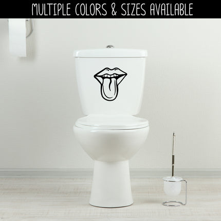 Funny Mouth Sticking Tongue Out Vinyl Decal/Sticker