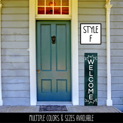 Custom Decoration Vertical Welcome Vinyl Decal/Sticker