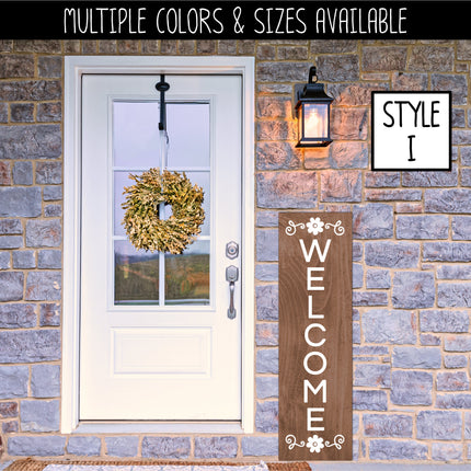 Custom Decoration Vertical Welcome Vinyl Decal/Sticker