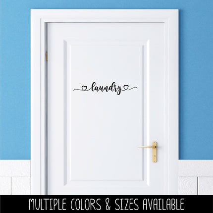 Laundry Hearts Vinyl Decal/Sticker